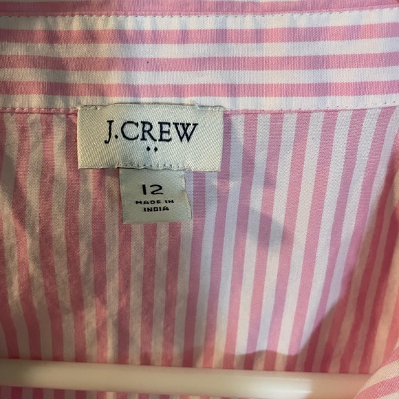 J. Crew Pink and White Striped Dress - Picture 2 of 5